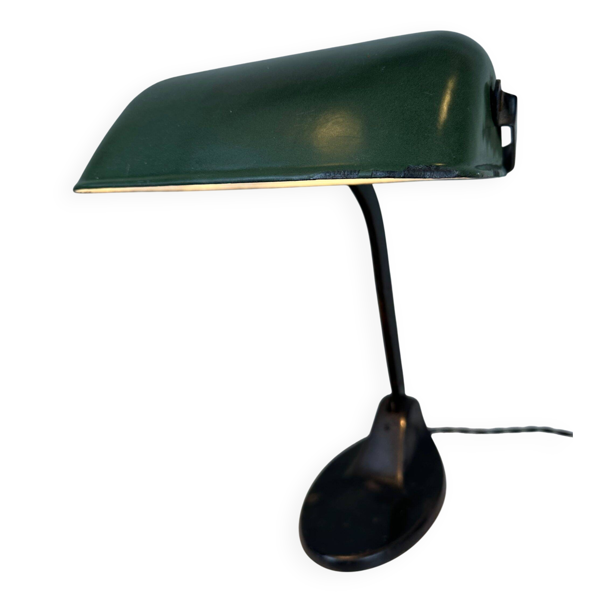 Antique notary lamp – Viktoria lamp – enamel
