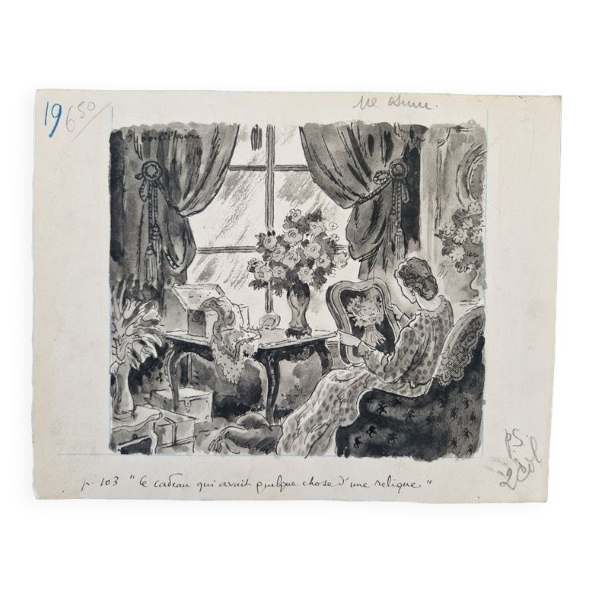 Ink and ink wash on paper - The gift Jacques Boullaire (1893-1976) -