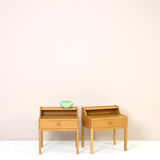 Nordic oak nightstands