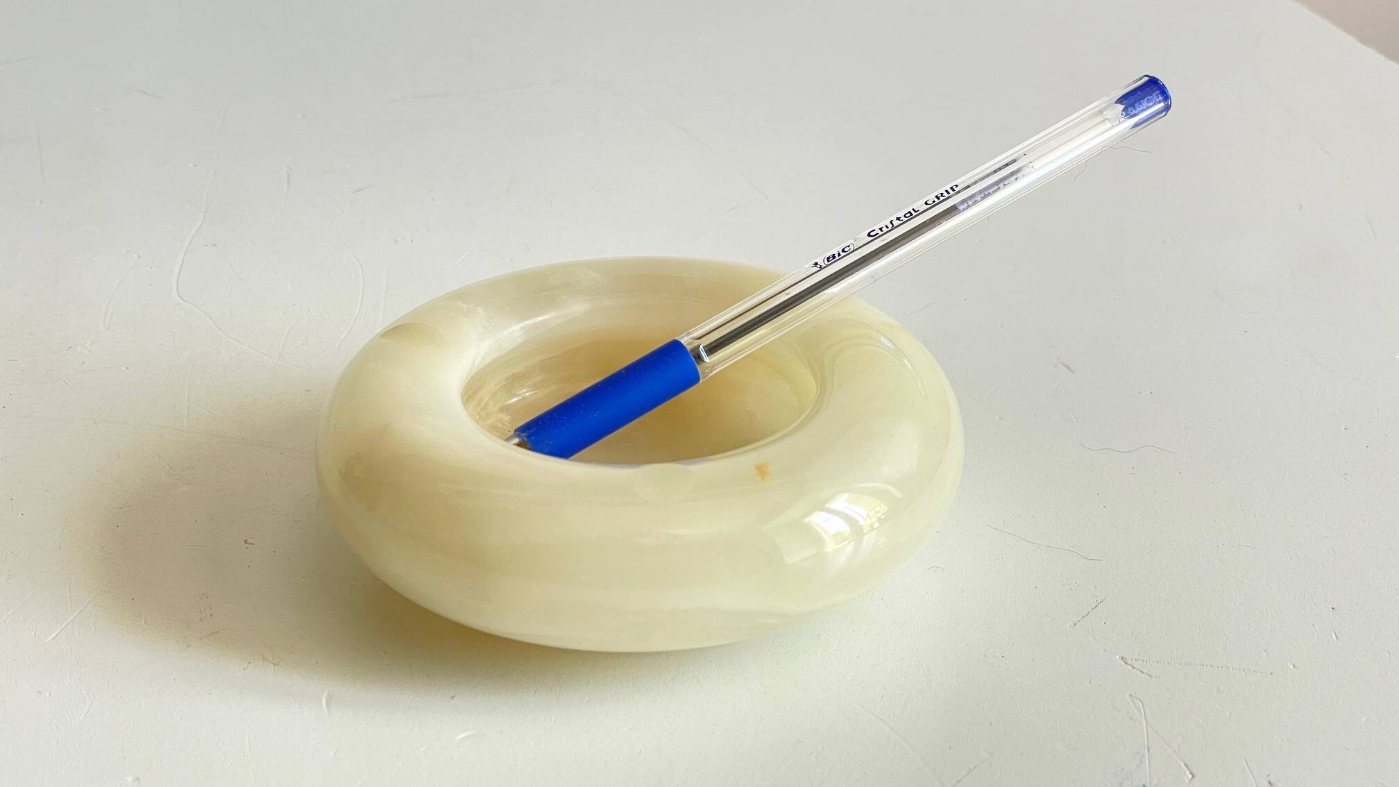 VINTAGE MARBLE ASHTRAY