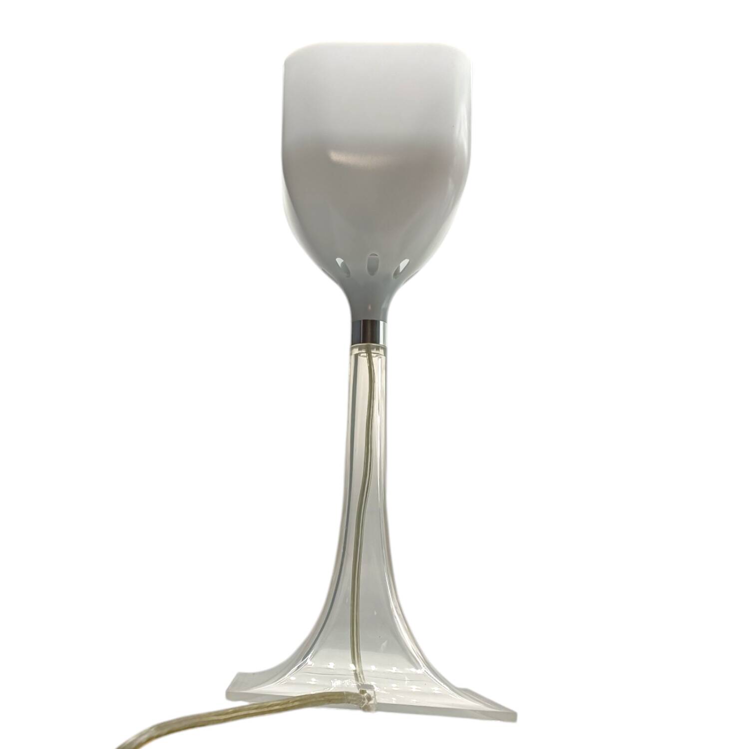 Vintage Plexiglas lamp - minimalist design 80's