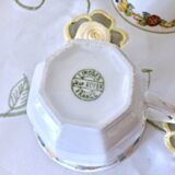 6 Limoges porcelain coffee cups Jean Boyer France vintage