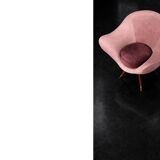 Vintage Mid-Century Space Age Velour Lounge Set from Paged, 1972, Set of 3