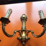 Bronze wall light