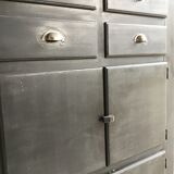 Craft furniture or top black and wood sideboard