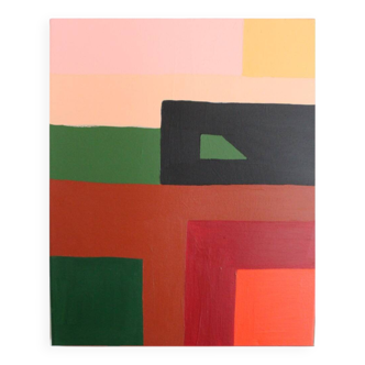 Contemporary abstract "retro composition" by Bodasca