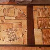 Raymonde Leduc Vallauris ceramic coffee table