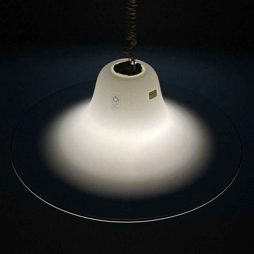 Cinea Murano hanging lamp by Giusto Toso for Leucos, Italy, 1970s