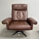 De Sede DS31 lounge chair with ottoman, Switzerland 1970s