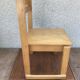Old vintage wood child chair