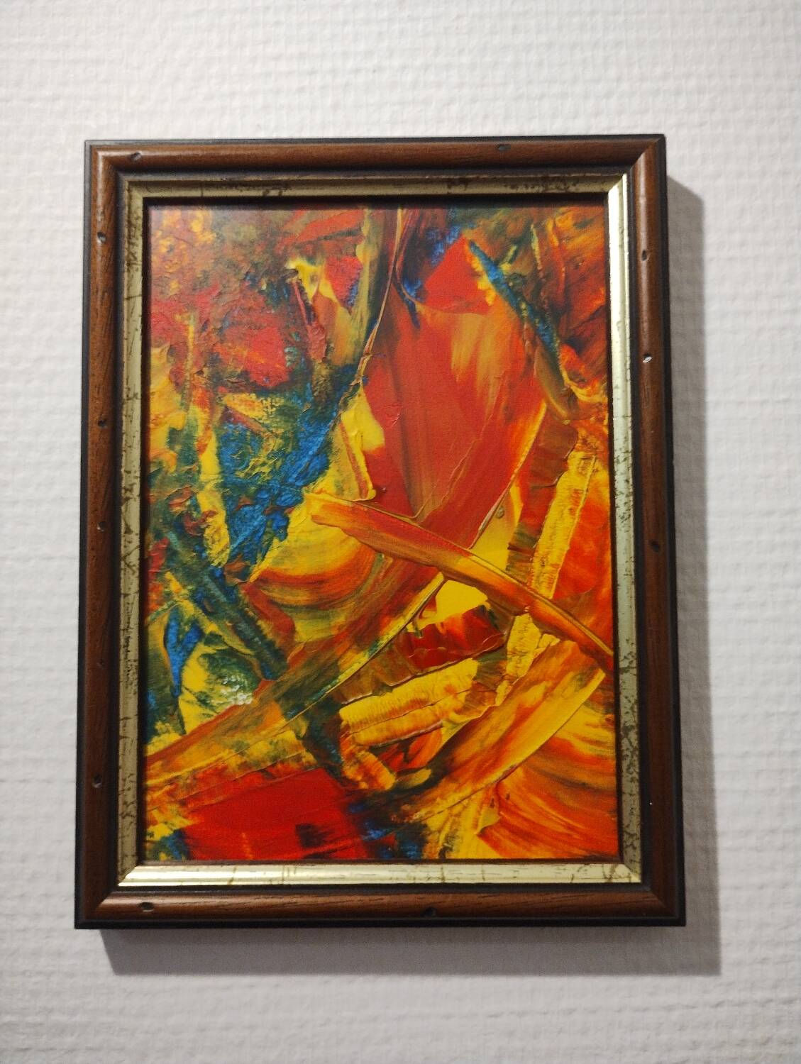 Small abstract painting