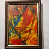 Small abstract painting