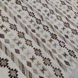 Tapis certifié à motifs berbère tissé mains