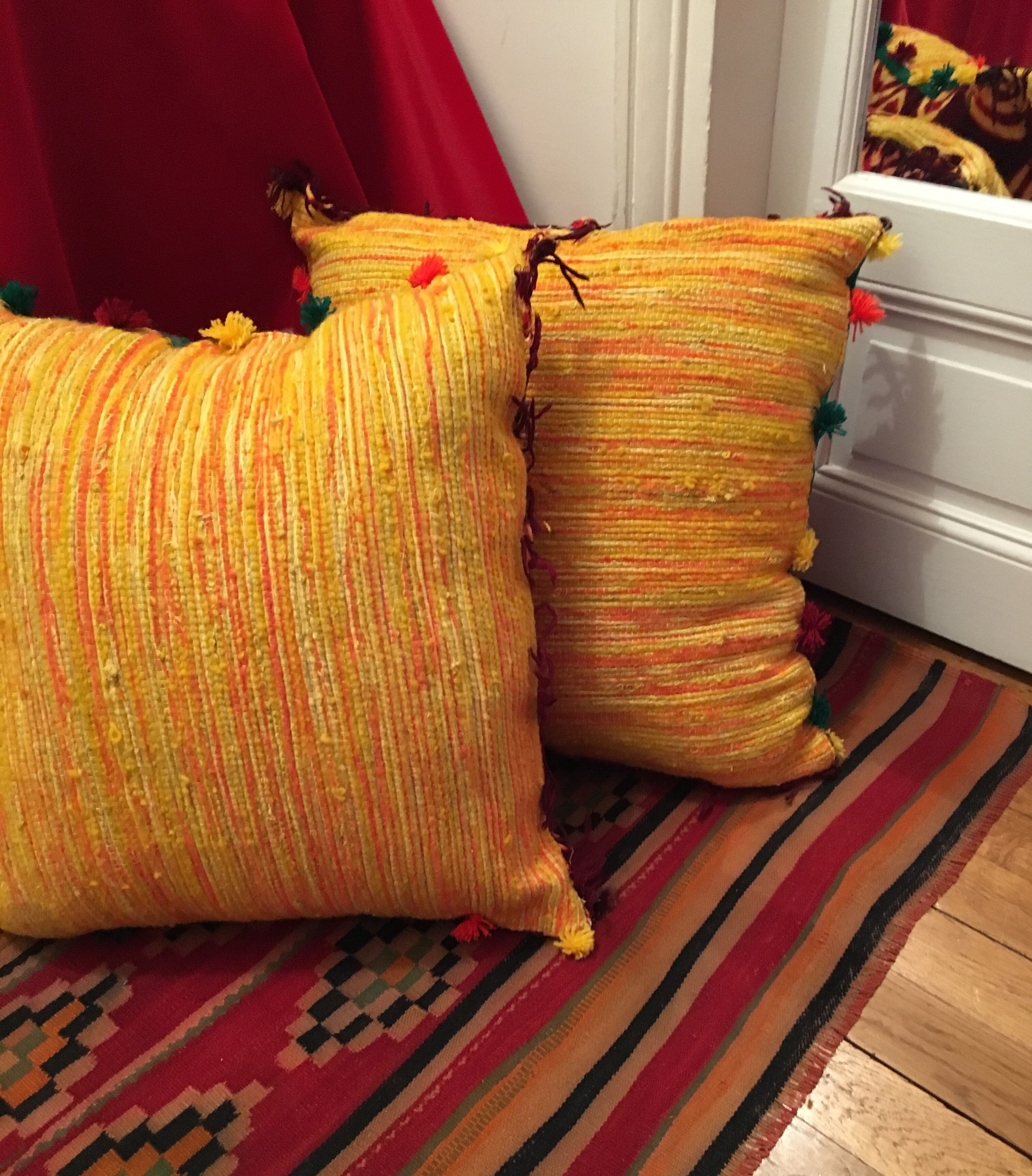 Pair of cushions