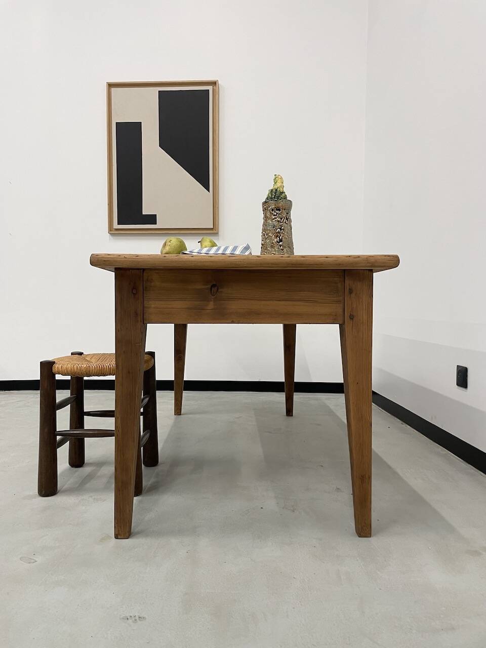 Pine farm table 165 cm
