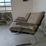 Pair of modernist armchairs by Reinhold Adolf for COR, 1970.