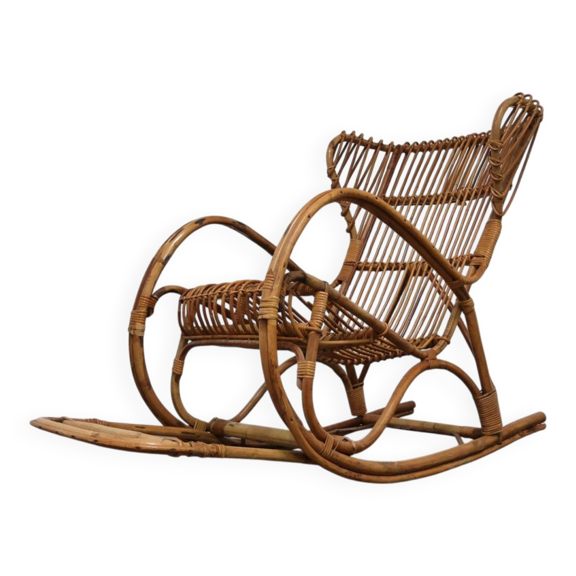 French Modern Rocking Chair, 1960s