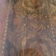 Antique oak burr chest of drawers - 4 drawers - marquetry inlay from the early 21st century