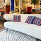 Vintage three-seater sofa