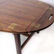 Butler's tray in rosewood of Danish design from the 1960s