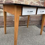 Vintage kitchen table wood & formica 60