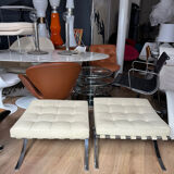 Pair of Barcelona Ottomans Knoll edition