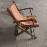 Vintage children's chaise longue