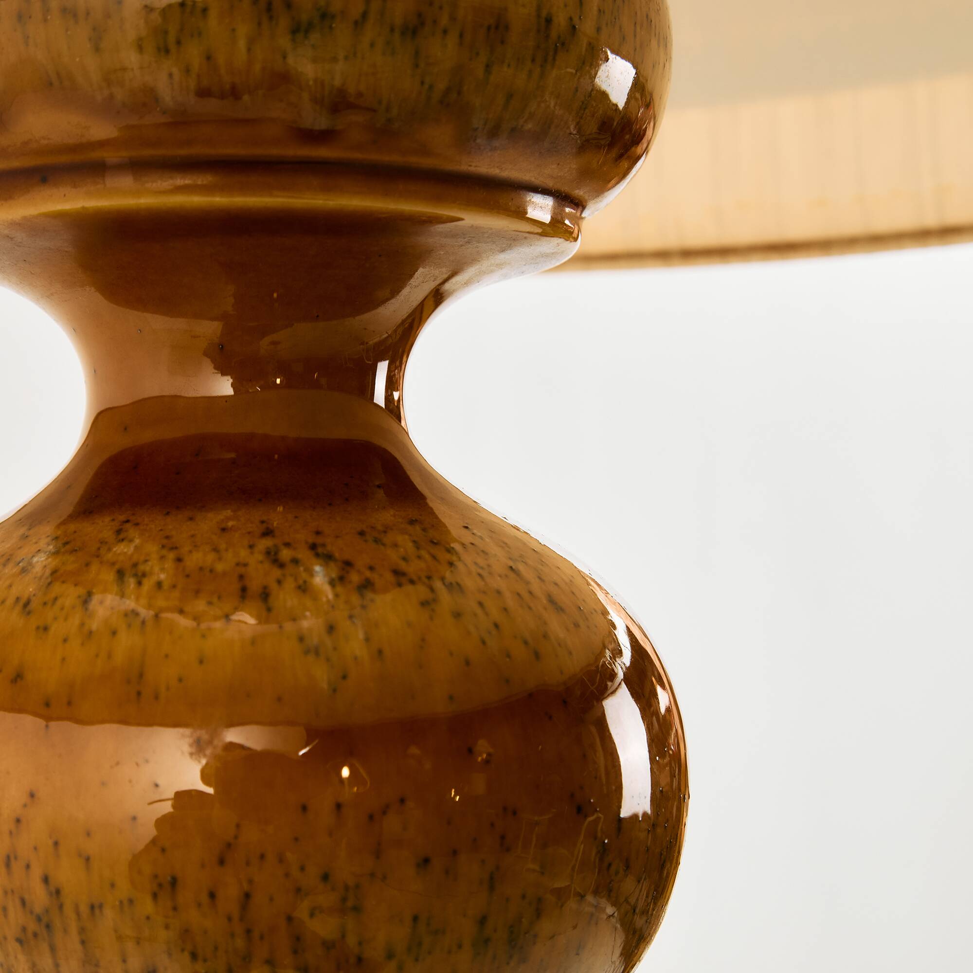 German ceramic floor lamp by Kaiser Leuchten