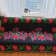 Vintage floral sofa cover, bedspread made by hand 200x150cm in Romania