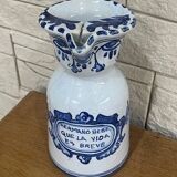 Glazed ceramic wine carafe. talavera sealed.