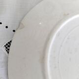 Set of 4 dinner plates in Sarreguemines Digoin earthenware, blue color, Vaucluse model