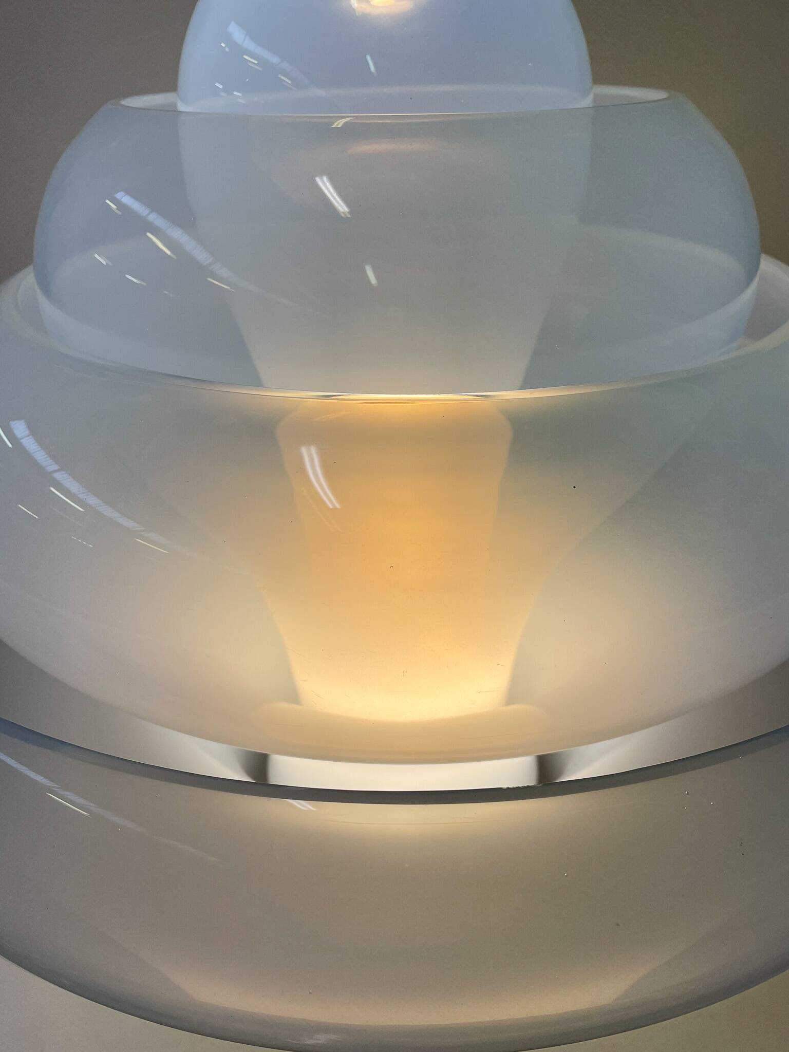 'Lotus' table lamp by Carlo Nason for Mazegga, Italy, 1960s