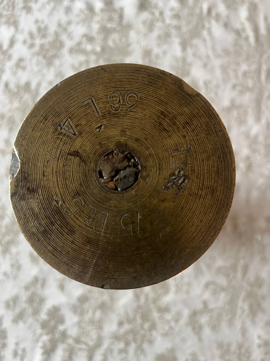 Brass vase