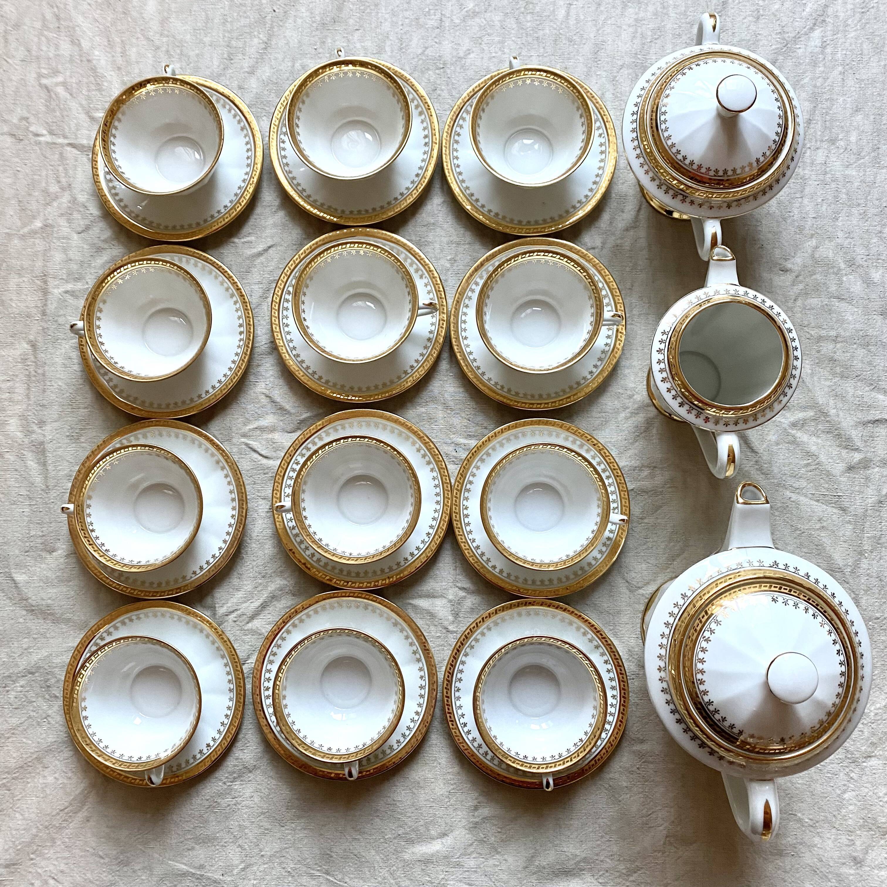 Limoges porcelain tea or coffee set