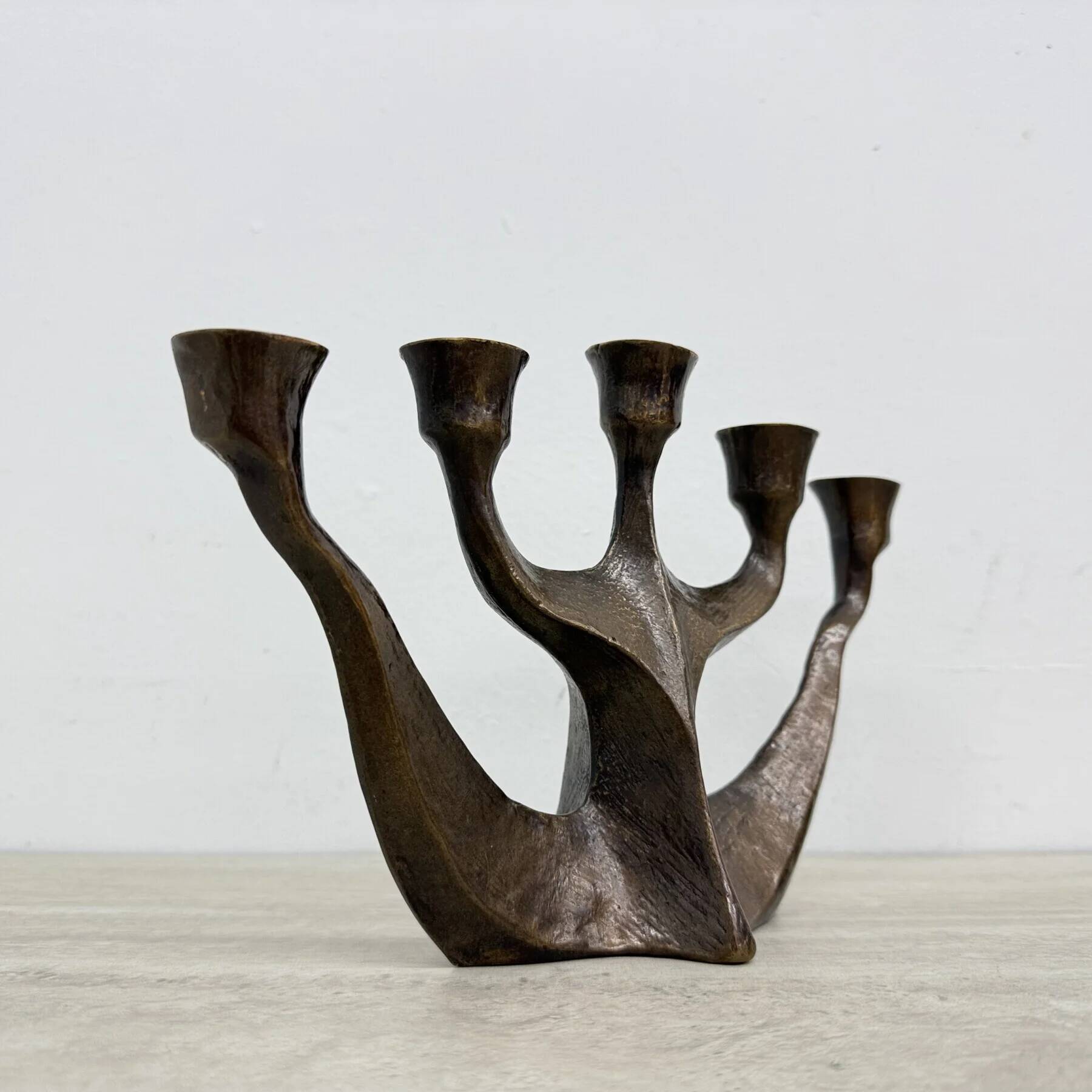 Brutalist candle holder by Horst Dalbeck, 1970s, Germany
