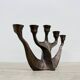 Brutalist candle holder by Horst Dalbeck, 1970s, Germany