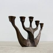 Brutalist candle holder by Horst Dalbeck, 1970s, Germany