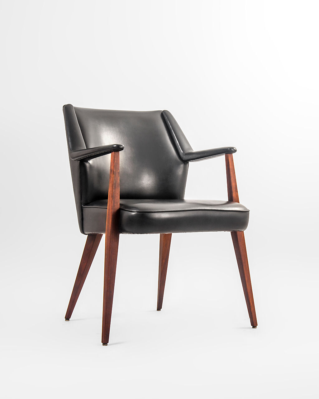 Mid century teak armchair