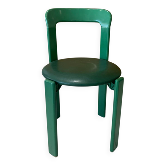 Chaise Bruno Rey verte Vintage (5)