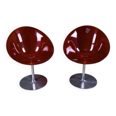 Paire de fauteuils Eros en polycarbonate, par P.Starck, 2001