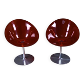 Paire de fauteuils Eros en polycarbonate, par P.Starck, 2001