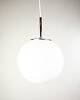 Pendant - ceiling lamp - frosted glass - spherical - Scandinavian design