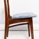 Pair of vintage lavender velvet chairs from the mid-century, designed by Rajmund Hałas, Poland, 1960.