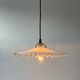 Old opaline laced suspension 25 cm vintage