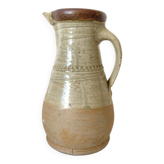 Vintage handcrafted terracotta pitcher