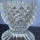 Very nice vintage vase tip of glass diamonds
