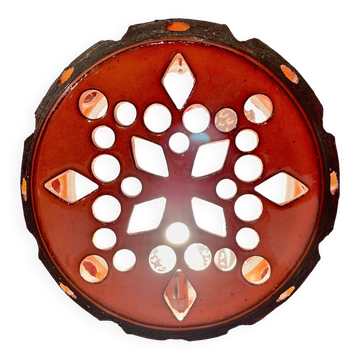 Large ceramic wall light "1950 design".