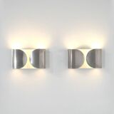 Wall sconces "Flogio" by Tobia & Afra Scarpa for Flos, Italy 1960s.