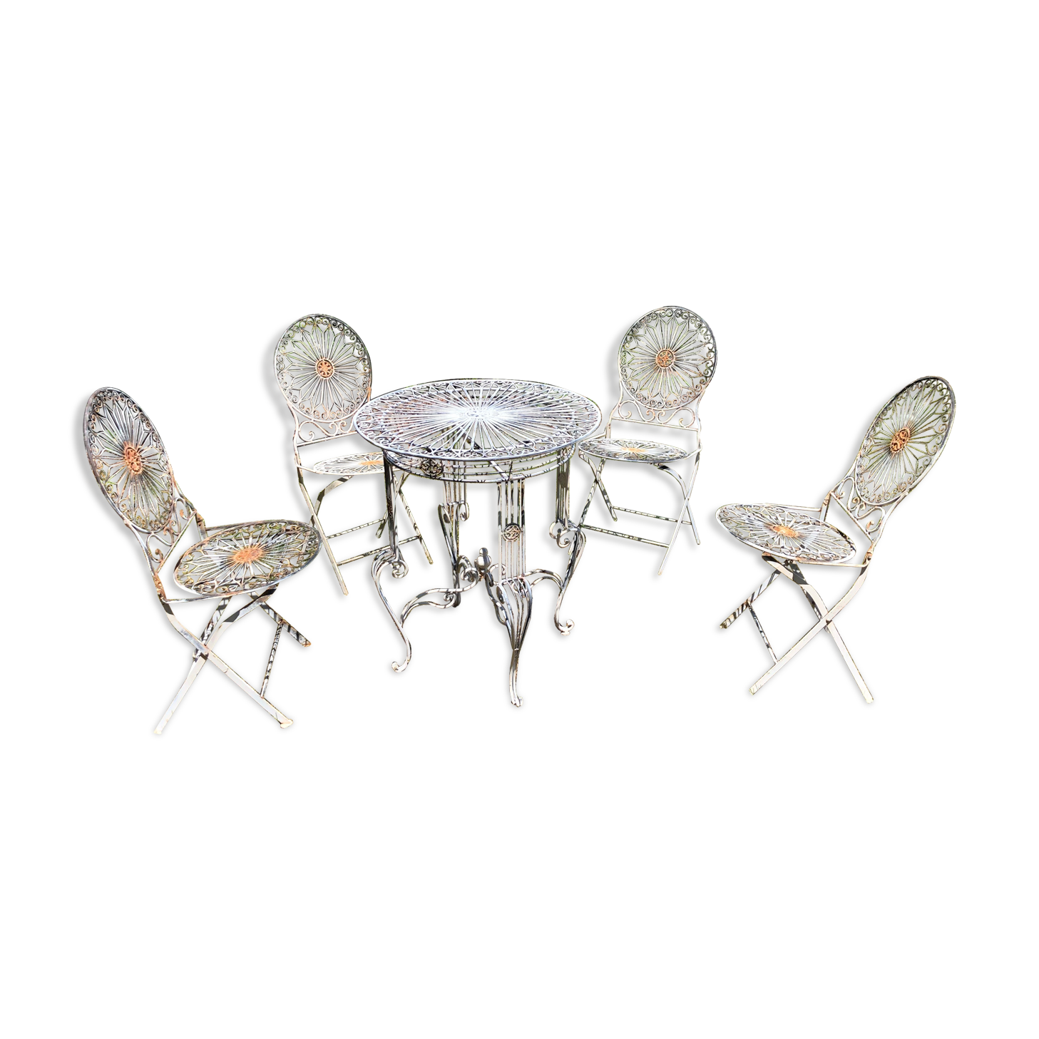 Old cast iron folding garden room