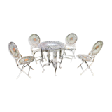 Old cast iron folding garden room